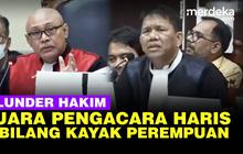 VIDEO: Blunder Hakim Bilang Suara Pengacara Haris Azhar Kayak Perempuan