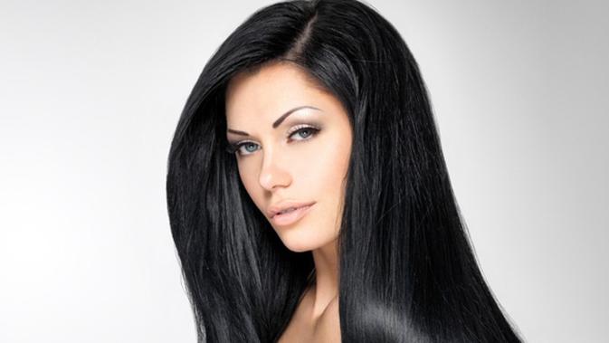 Ilustrasi rambut hitam. (via: istimewa)