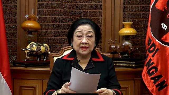 Ketua Umum PDIP Megawati Soekarnoputri meresmikan Rumah Budaya PDIP. (Istimewa)