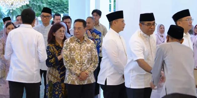 Momen Sejumlah Menteri dan Pejabat Negara Antre Ingin Halalbihalal dengan Prabowo