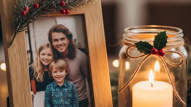 Dekorasi Natal Sederhana (AI)