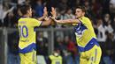 <p>Kemenangan ini penting bagi Juve untuk mengukuhkan posisi di peringkat empat klasemen sementara dengan mengumpulkan 66 poin. (Massimo Paolone/LaPresse via AP)</p>