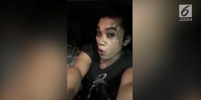 VIDEO: Maling Menangis Histeris ditangkap Sekelompok Waria