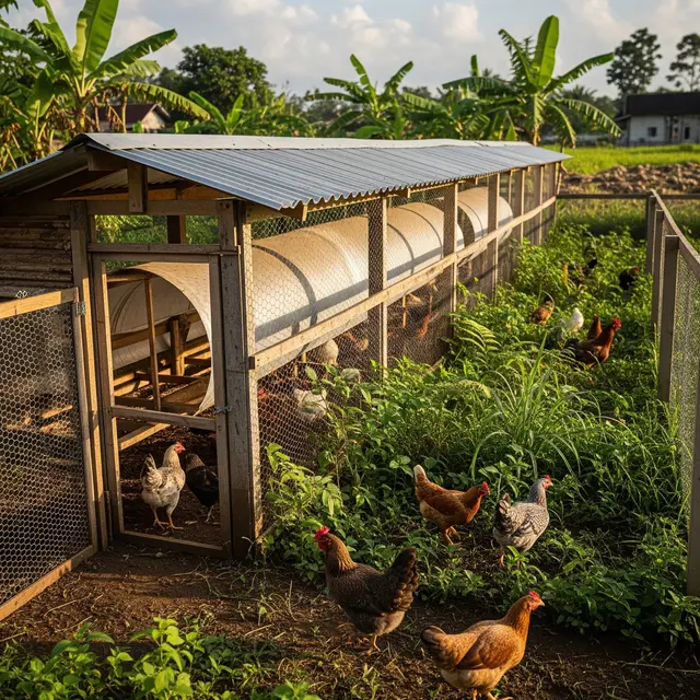9 Kandang Ayam Model Terowongan, Produktivitas Optimal Peternakan Modern