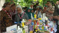 Badan Pengawas Obat dan Makanan (BPOM) RI telah menjadikan Pasar Cihapit, Kota Bandung sebagai pilot project Program Pasar Aman. (Liputan6.com/Aditya Prakarsa)