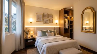 5 Cara Membuat Kamar Tidur Kecil Terlihat Lebih Mahal dengan Pencahayaan, Megah Tanpa Renovasi Besar