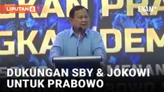 Prabowo Bangga Didukung 2 Presiden Indonesia