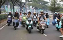 Kaka Slank dan Ratusan Penggemar Skuter Meramaikan Acara IMOS 2024