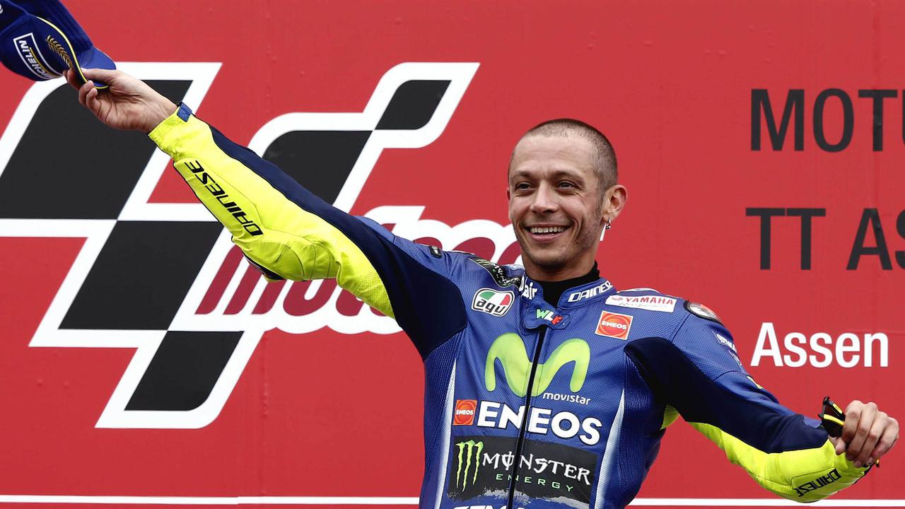FOTO: Valentino Rossi Tercepat di MotoGP Belanda