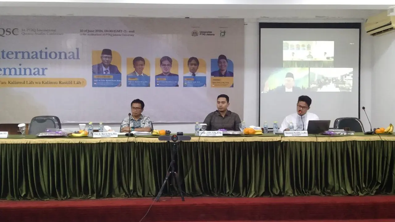 Universitas PTIQ Jakarta sukses menyelenggarakan Seminar Internasional sebagai bagian dari rangkaian acara '1st PTIQ International Quranic Studies Conference' di Auditorium Universitas PTIQ Jakarta.