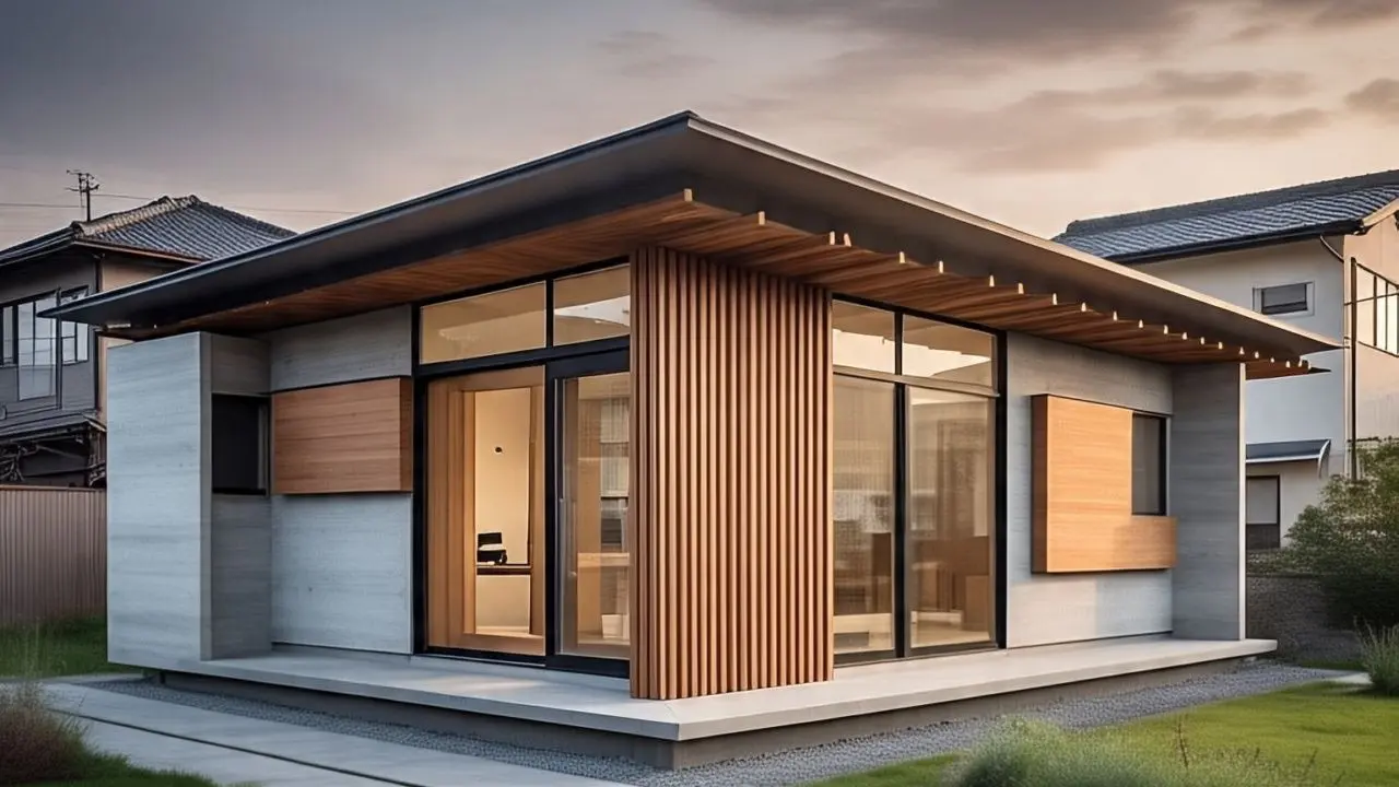 Rumah Minimalis 1 Lantai Modern dengan Elemen Kayu