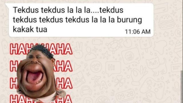 chat kocak guru dan murid