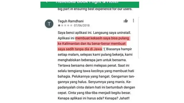 6 Komentar Orang Ngadu Soal Pasangannya di Play Store Ini Bikin Tepuk Jidat