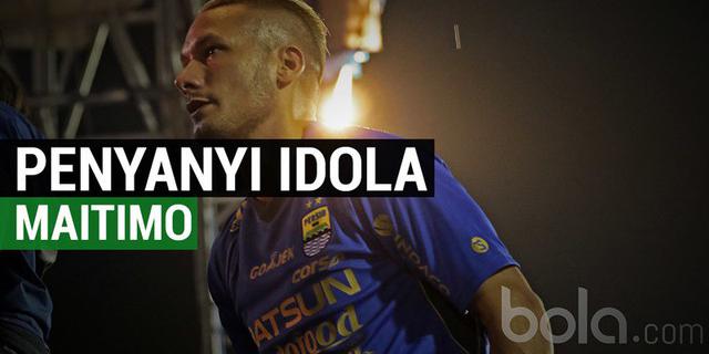 VIDEO: Ini Ternyata Penyanyi Idola Gelandang Persib, Raphael Maitimo