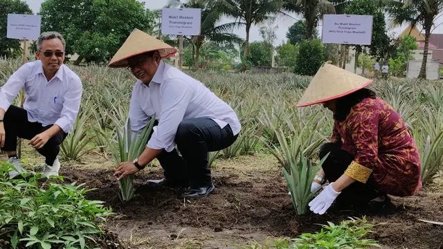 Wakil Menteri Transmigrasi (Wamentrans) Viva Yoga Mauladi di Balai Pelatihan dan Pemberdayaan Masyarakat Transmigrasi (BPPMT) Pekanbaru, Riau.