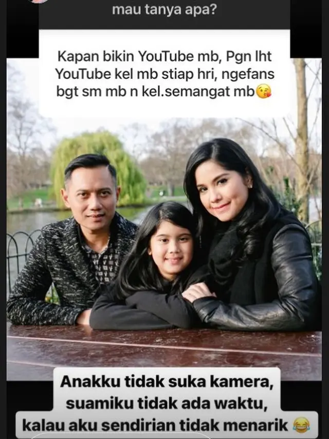 Annisa Pohan dan Keluarga