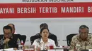 Menko PMK, Puan Maharani didampingi Menpora Imam Nahrawi dan Wakil Menteri Keuangan (Wamenkeu) memimpin rapat tingkat menteri terkait persiapan pelaksanaan Asian Games 2018 di kantor Kemenko PMK, Jakarta, Kamis (12/7). (Liputan6.com/Angga Yuniar)