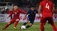Chanathip Songkrasin dijuluki Messi Jay dan menjadi salah satu dari sedikit pemain Thailand yang bermain di Jepang sejak 2017.
Chanatip berhasil membawa Thailand dua kali juara Piala AFF, Chanathip tidak diragukan lagi menjadi salah satu bintang di sepak bola Asia Tenggara. (AFP/Manan Vatsyayana)