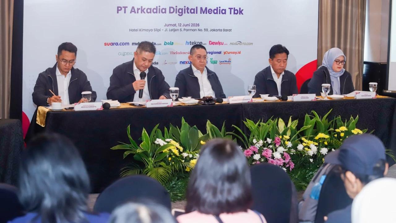 FOTO: Arkadia Digital Media Catat Kenaikan Laba Bersih Sepanjang 2025