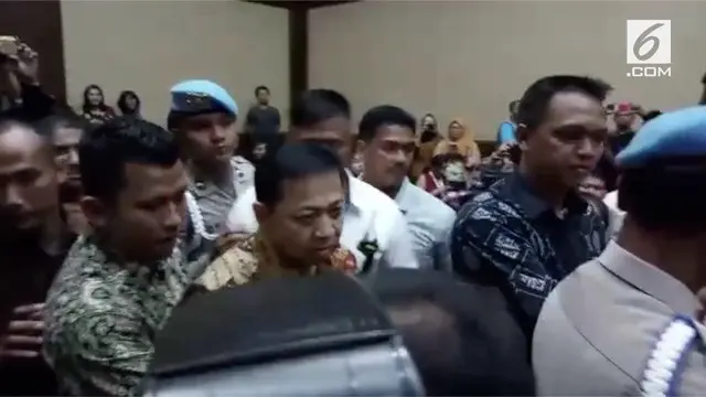 Setya Novanto dijatuhi vonis penjara belasan tahun, denda, hingga pencabutan hak politik oleh Majelis Hakim Pengadilan Tipikor.