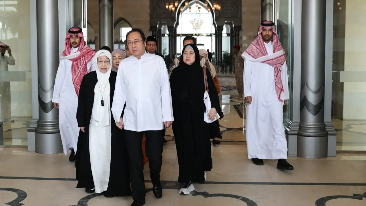 Presiden Kelima RI yang juga Ketua Umum DPP PDI Perjuangan (PDIP) Megawati Soekarnoputri tiba di Jeddah.