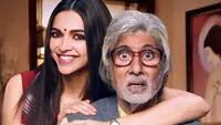 Amitabh Bachchan dan Deepika Padukone. Foto: via bollywoodlife.com