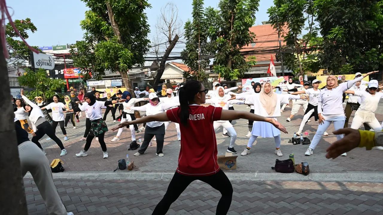 Stafsus Menpora, Alia Laksono di Condet, Jakarta Timur, Minggu (8/10/2023) (Istimewa)