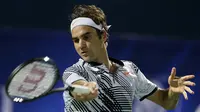 Undian menempatkan Roger Federer di grup neraka pada Indian Wells 2017. (AP Photo/Kamran Jebreili)