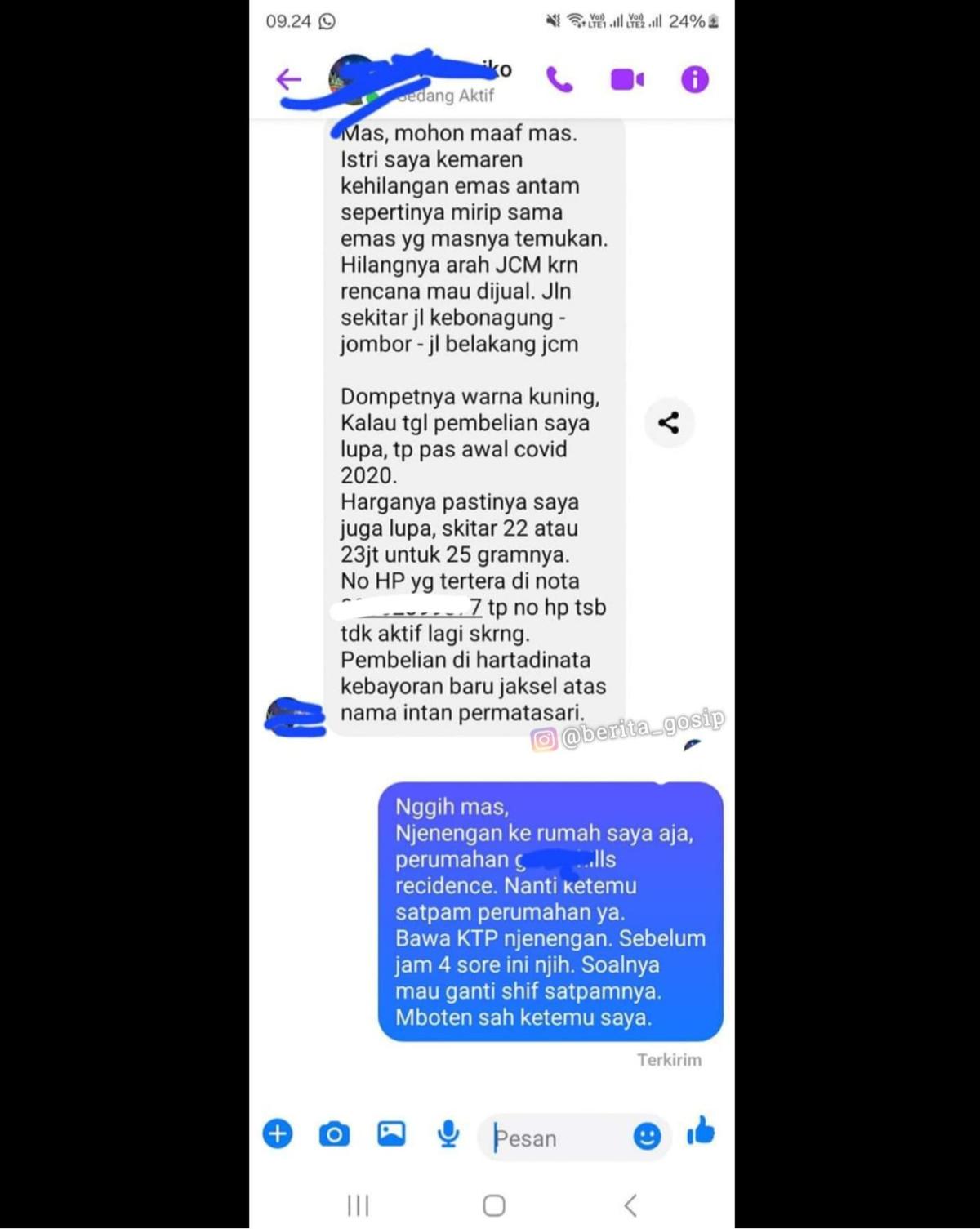 Temukan Emas 50 Gram di Jalan, Aksi Pemuda Jogja yang Mencari Pemilik hingga Share ke Medsos Ini Curi Perhatian