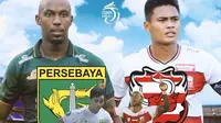 BRI Liga 1 - Duel Antarlini - Persebaya Surabaya Vs Madura United (Bola.com/Adreanus Titus)