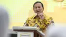 Ketua Umum Partai Gerindra Prabowo Subianto saat memberikan materi bertema kebangsaan. (Liputan6.com/Faizal Fanani)