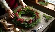 Cara Membuat DIY Christmas Wreath Sendiri, Mudah untuk Pemula