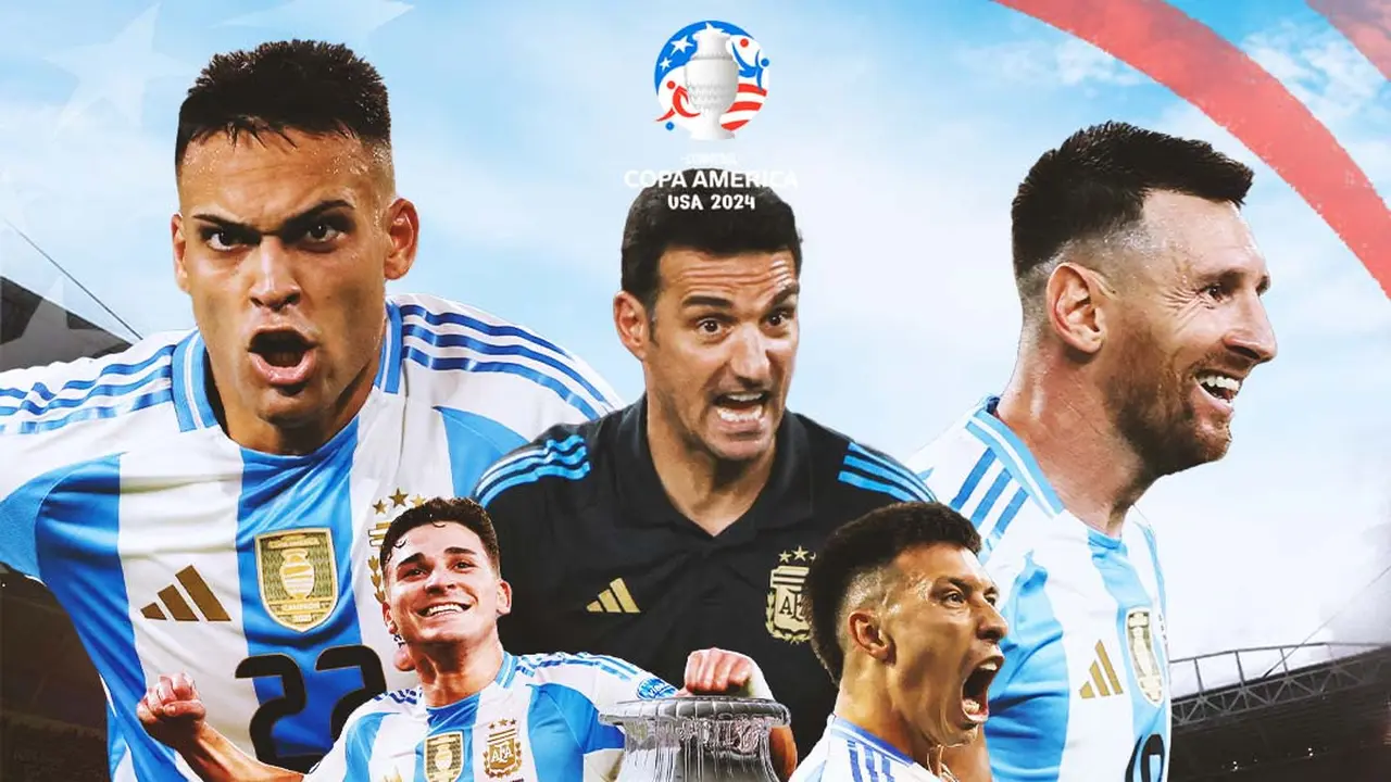 Copa America 2024 - Ilustrasi Argentina Juara Copa America 2024