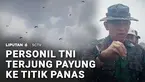 Kawasan Taman Nasional Way Kambas, Lampung Timur, masih terus terbakar. Hampir setiap hari terjadi kemunculan titik api. Personel TNI diterjunkan langsung ke titik panas yang sulit dijangkau dengan terjun payung.