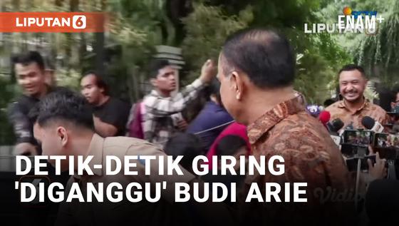 VIDEO: Momen Budi Arie 'Ganggu' Wawancara Giring di Kertanegara