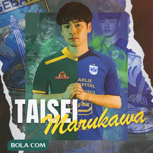 Ilustrasi - Taisei Marukawa Kombinasi Kostum Persebaya x PSIS