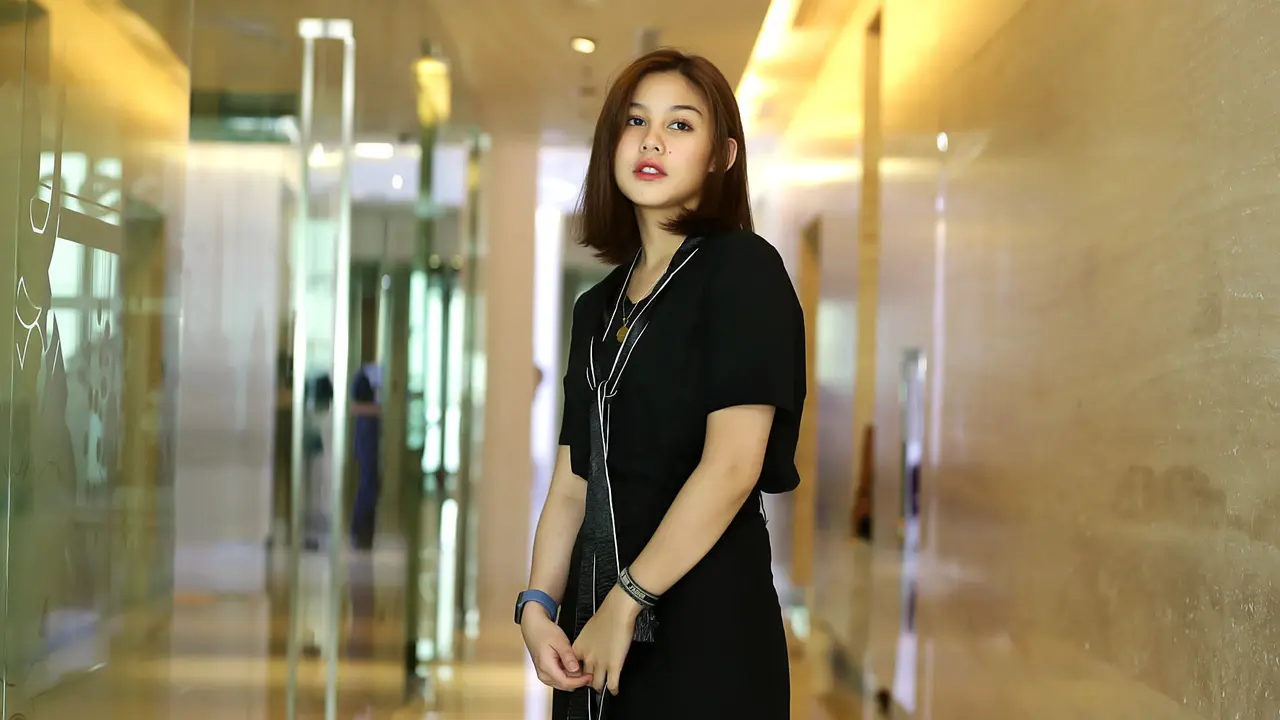 [Fimela] Vanesha Prescilla Media visit film Milea: Suara dari Dilan