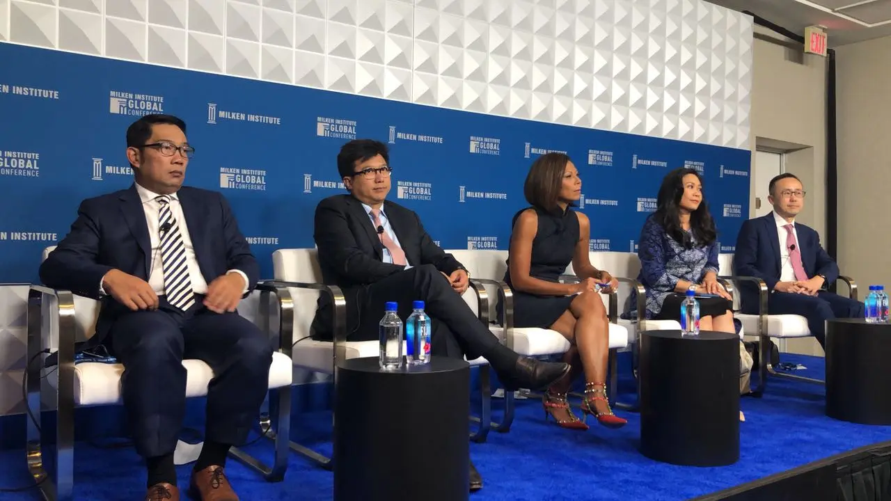 Ridwan Kamil jadi pembicara di  Konferensi Global di Los Angeles, Amerika Serikat. (Istimewa)