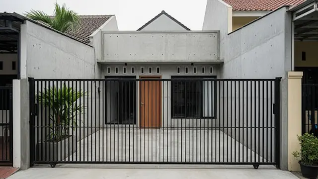 Desain Rumah Kecil Sederhana Industrial
