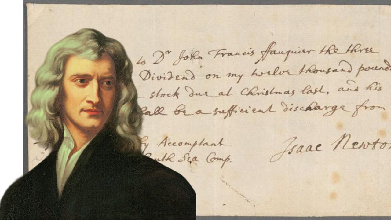 Surat Sakti Tulisan Tangan Isaac Newton saat Borong Saham Perusahaan, Begini Isinya