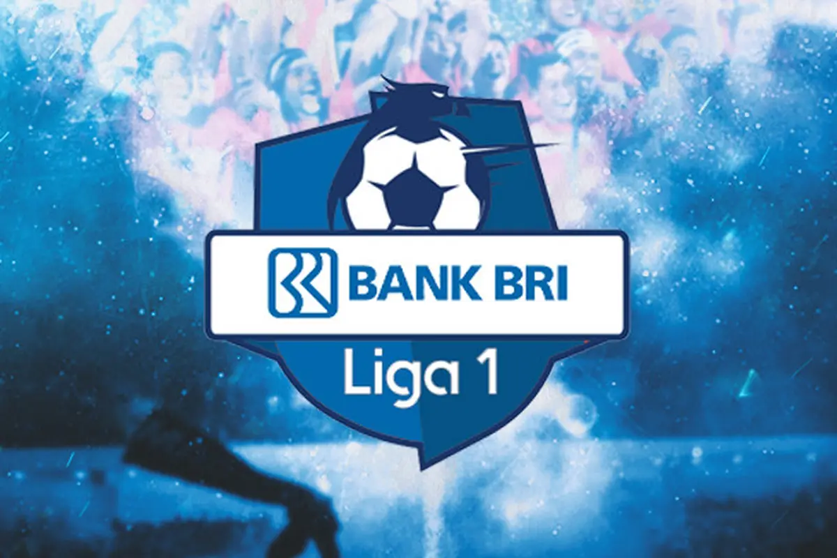 Liga 1 - Ilustrasi Logo Liga 1 tulisan BRI
