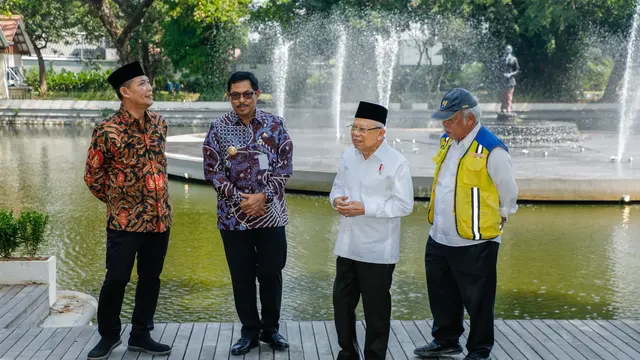 Taman Balekambang Diresmikan, Ini Harapan Wapres Ma'ruf Amin dan Pj Gubernur Jateng