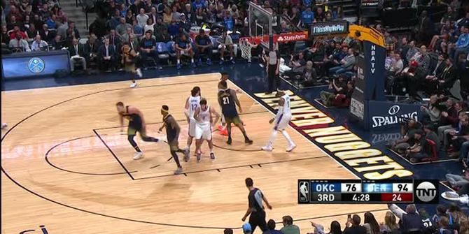 VIDEO : GAME RECAP NBA 2017-2018, Nuggets 127 vs Thunder 124