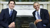 PM Trudeau Temui Obama, Hubungan AS-Kanada 'Mencair' (Reuters)