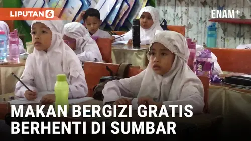 VIDEO: Makan Bergizi Gratis Tiba-tiba Berhenti di Sumbar, Ada Apa?