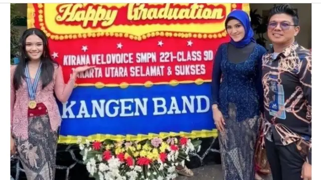 Andhika Kangen Band dan Bunga Niara (Foto: instagram kirana_velovoice)