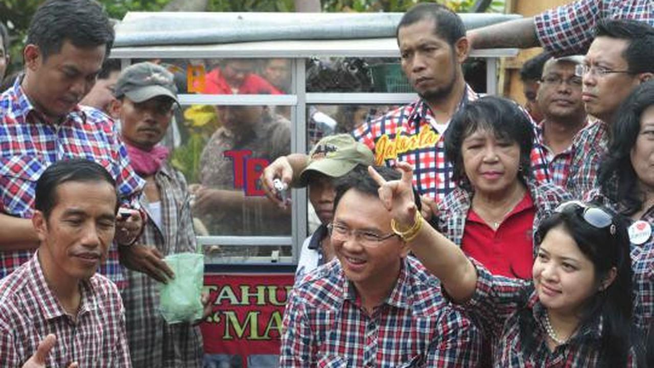 Pesta terompet kemenangan di markas Jokowi 