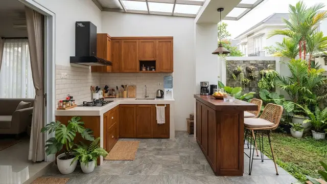 9 Desain Dapur Terbuka untuk Rumah Tipe 36, Hemat Ruang dan Tetap Nyaman