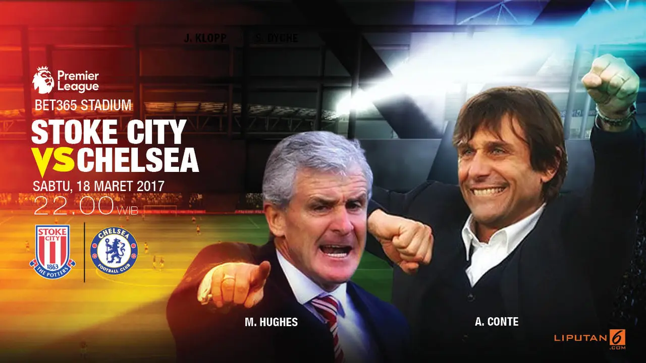 Prediksi Stoke City Vs Chelsea. 