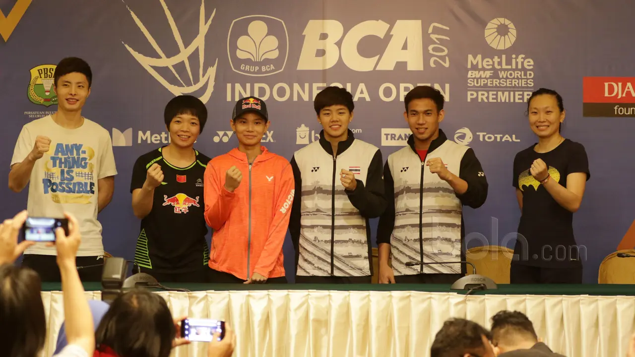 Indonesia Open 2017, Tai Tzu Ying, Sapiree, Bola.com